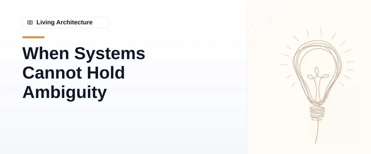 When Systems Cannot Hold Ambiguity